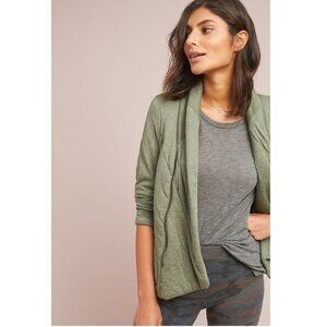 NWT Anthropologie Saturday Sunday Quilted Cotton Blend Homestead Jacket Green S